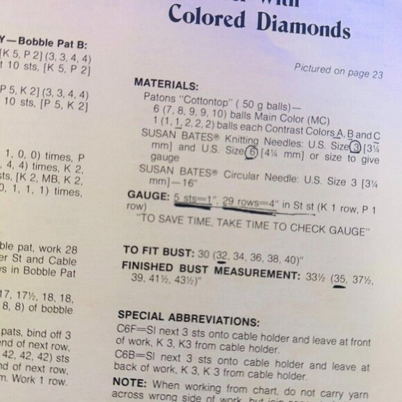 Susan Bates Patons Cotton Tops 80s Knitting Patterns Vintage Booklet 21 Pages 🧵 - Picture 3 of 9